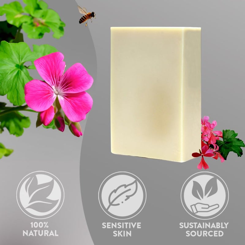 Marvelouskin Geranium Tallow Soap â€“ Floral Grass-Fed Bar with Organic Essential Oil â€“ Naturally Fresh & Botanical â€“ 3 Pack - Image 5
